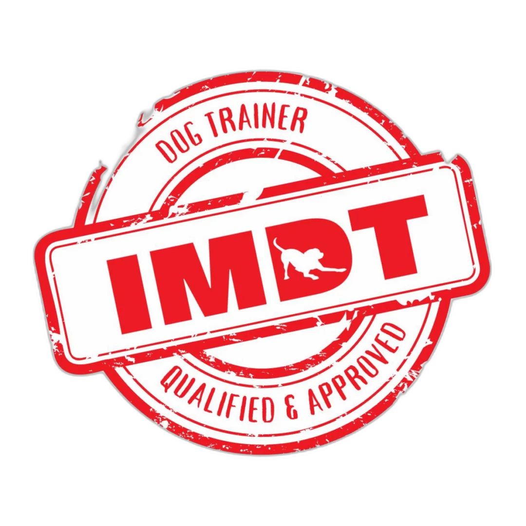The crate escape imdt approved dog trainer logo